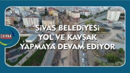 Sivas Belediyesi Yol Yapmaya Devam Ediyor