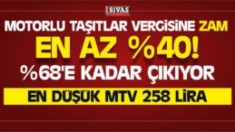 Motorlu Taşıt Vergisine Zam En Az Yüzde 40! Yüzde 68’e Kadar Yükseliyor