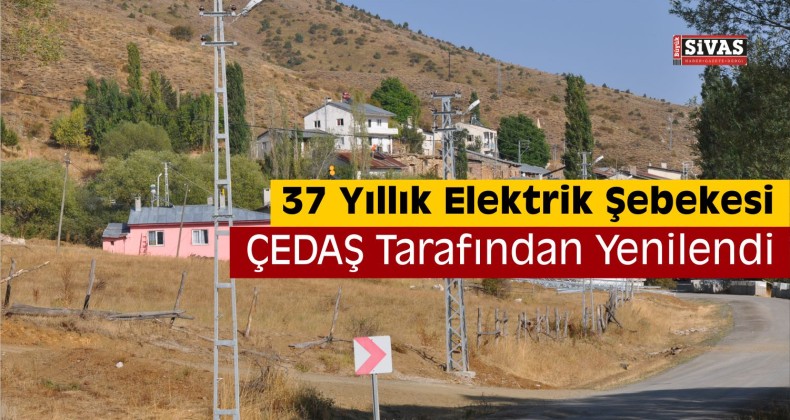 ÇEDAŞ, Kamış Köyünün Elektrik Şebekesini Yeniledi