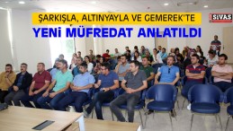 Öğretmenlere Yeni Müfredat Anlatıldı