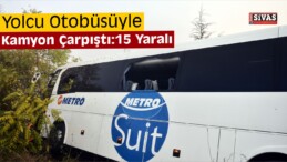 Eskişehir’de Yolcu Otobüsüyle Kamyon Çarpıştı: 15 Yaralı