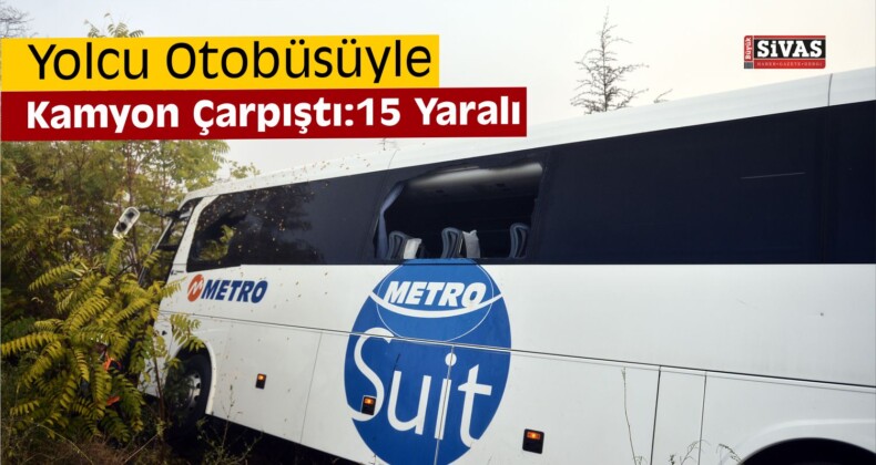 Eskişehir’de Yolcu Otobüsüyle Kamyon Çarpıştı: 15 Yaralı