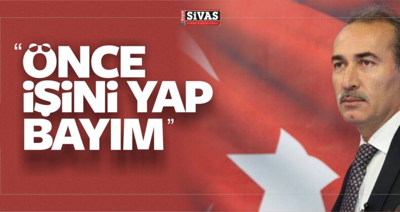 Rektör Yıldız “Önce işini Yap Bayım”