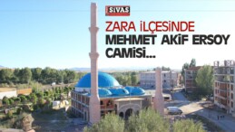 Zara ilçesinde Mehmet Akif Ersoy Camisi inşa Ediliyor