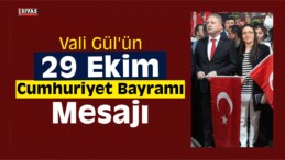 Sivas Valisi Davut Gül’ün 29 Ekim Cumhuriyet Bayramı Mesajı