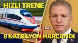 Hızlı Trene 8 Katrilyon Para Harcandı