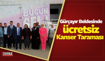 Gürçayır Beldesinde Ücretsiz Kanser Taraması