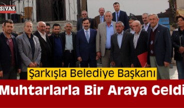 Başkan Oğuz Muhtarlarla Buluştu