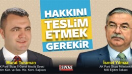 Toraman “2017 Yılı Sivas Eğitim Bütçesi 230 Milyon”