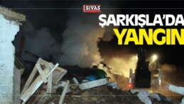 Şarkışla’da Çıkan Yangında Samanlık ve Kömürlük Yandı