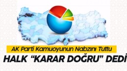 AK Parti Kamuoyunun Nabzını Tuttu! Halk “Karar Doğru” Dedi