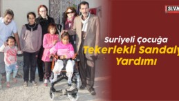 Suriyeli Çocuğa Tekerlekli Sandalye Yardımı