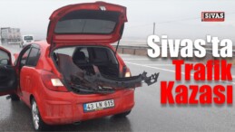 Sivas’ta Trafik Kazası: 1 Yaralı