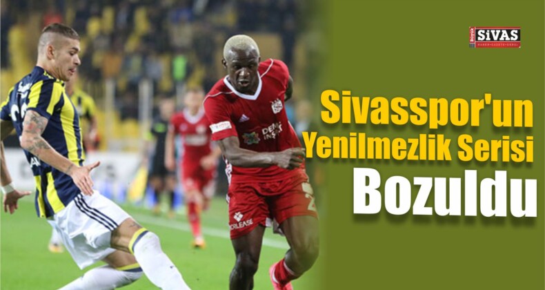 Sivasspor Seriyi Bozdu