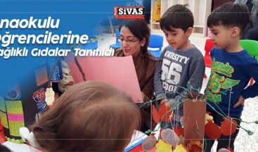 Anaokulu Öğrencilerine Sağlıklı Gıdalar Tanıtıldı