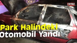 Kırıkkale’de Park Halindeki Otomobil Yandı