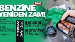 Benzine Yeni Bir Zam Daha Geliyor