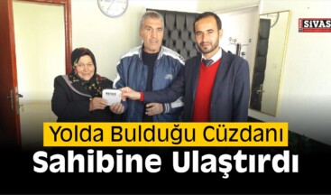 Yolda Bulduğu Cüzdanı Sahibine Ulaştırdı