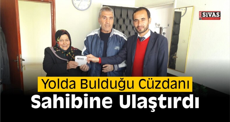 Yolda Bulduğu Cüzdanı Sahibine Ulaştırdı