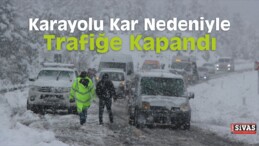 Alacabel Kar Nedeniyle Trafiğe Kapandı