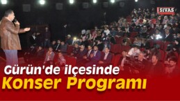 Gürün’de Konser Programı Düzenlendi