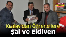 Kızılay’dan Öğrencilere Şal ve Eldiven