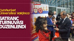 Cumhuriyet Üniversitesi Vakfınca Satranç Turnuvası Düzenlendi