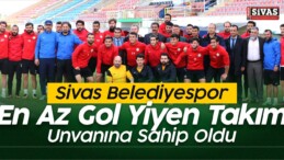 Sivas Belediyespor En Az Gol Yiyen Takım Unvanına Sahip Oldu