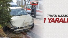 Ticari Araç ile Otomobilin Çarpışması Sonucu 1 Kişi Yaralandı