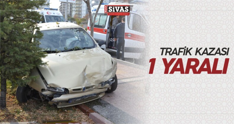 Ticari Araç ile Otomobilin Çarpışması Sonucu 1 Kişi Yaralandı