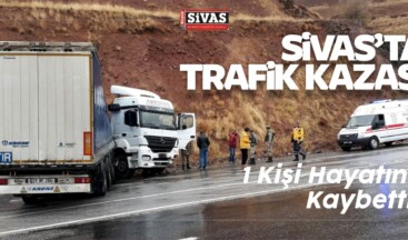 imranlı ilçesinde Trafik Kazasında 1 Ölü 1 Yaralı