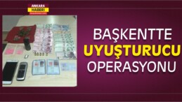 Başkentte Uyuşturucu Operasyonu