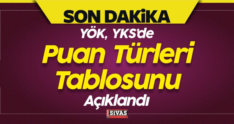 YÖK, YKS’de Puan Türleri Tablosunu Açıkladı