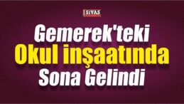 Gemerek İmam Hatip Ortaokulu İnşaatında Sona Gelindi