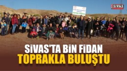 Sivas’ta Bin Fidan Toprakla Buluştu