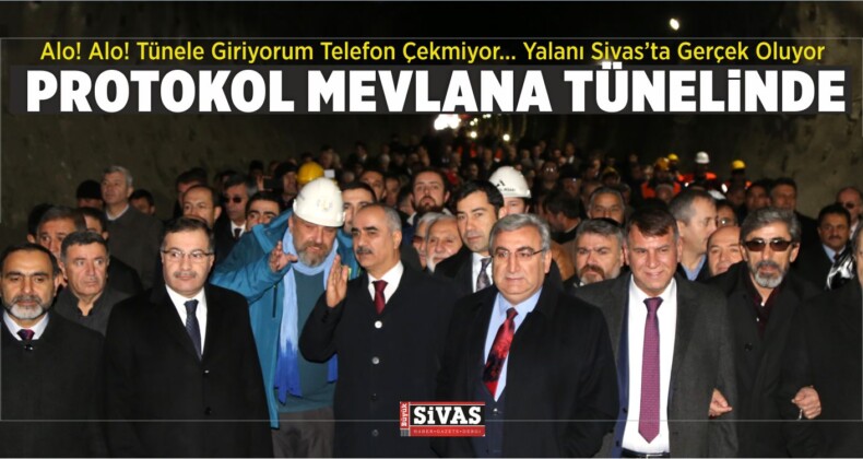 Sivas Mevlana Tüneli 200 Kişilik Protokol ile Yürüyerek Geçildi