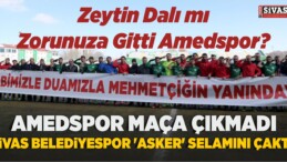 Amedspor Maça Çıkmadı Sivas Belediyespor ‘Asker’ Selamını Çaktı!