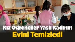 Kız Öğrenciler Yaşlı Kadının Evini Temizledi