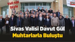 Sivas Valisi Davut Gül, Köy Ve Mahalle Muhtarları İle Buluştu
