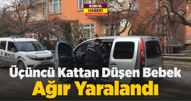 Üçüncü Kattan Düşen Bebek Ağır Yaralandı