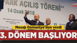 MHP Lider Bahçeli: Türkiye İçin 3. Dönem Başlıyor