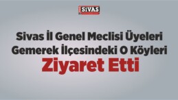 Sivas İl Genel Meclisi Üyelerinden Gemerek İlçesine Ziyaret