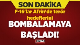 F-16’lar Bombalamaya Başladı!