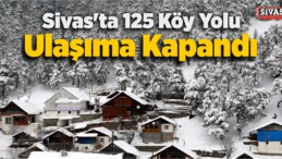 Sivas’ta 125 Köy Yolu Ulaşıma Kapandı