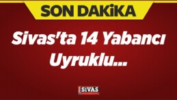 Sivas’ta 14 Yabancı Uyruklu…