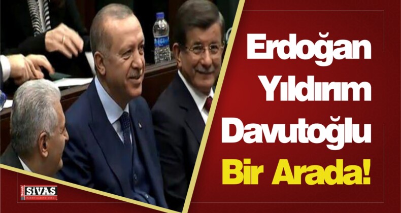 Erdoğan, Davutoğlu ve Yıldırım Bir Arada! Birlikte Geldiler!