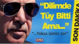 Cumhurbaşkanı Recep Tayyip Erdoğan : “Dilimde Tüy Bitti Ama…”