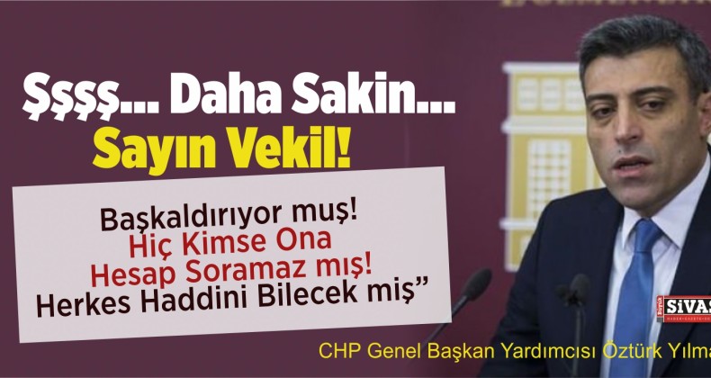 CHPli Vekil Öztürk Yılmaz, Basın Toplantısı Düzenledi