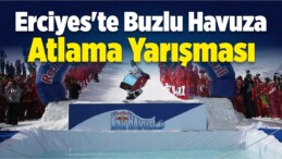 Erciyes’te Buzlu Havuza Atlama Yarışması