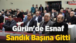 Gürün’de Esnaf Sandık Başına Gitti